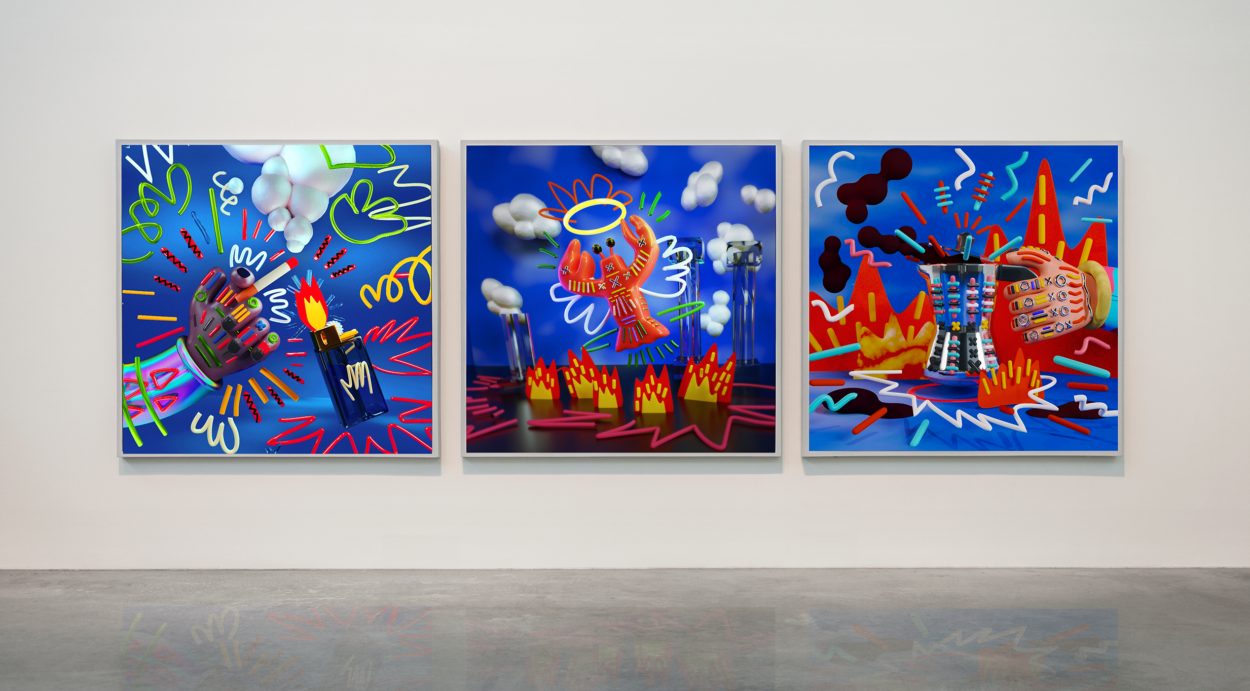 Triptyque-homard mystique